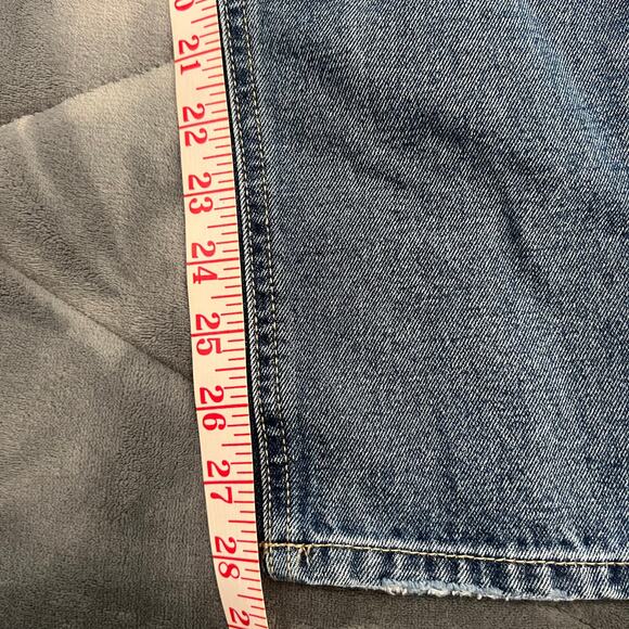 AFRM NEW Revolve Boyfriend Destroyed Luisa Denim Distressed Jeans Size 26 - Picture 13 of 13